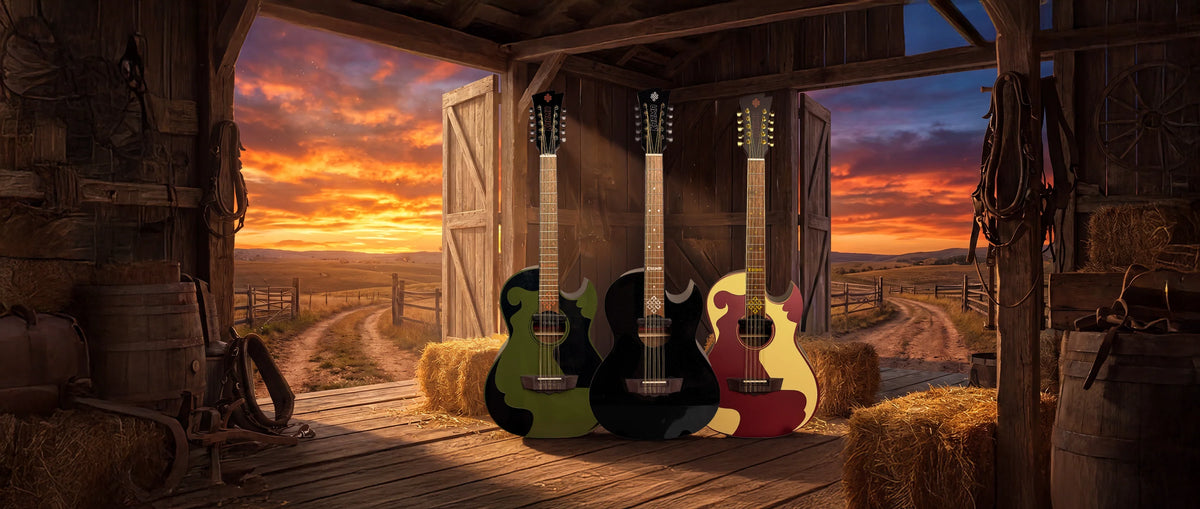 Karma Guitars Header Bajo Quinto Aztek Collection