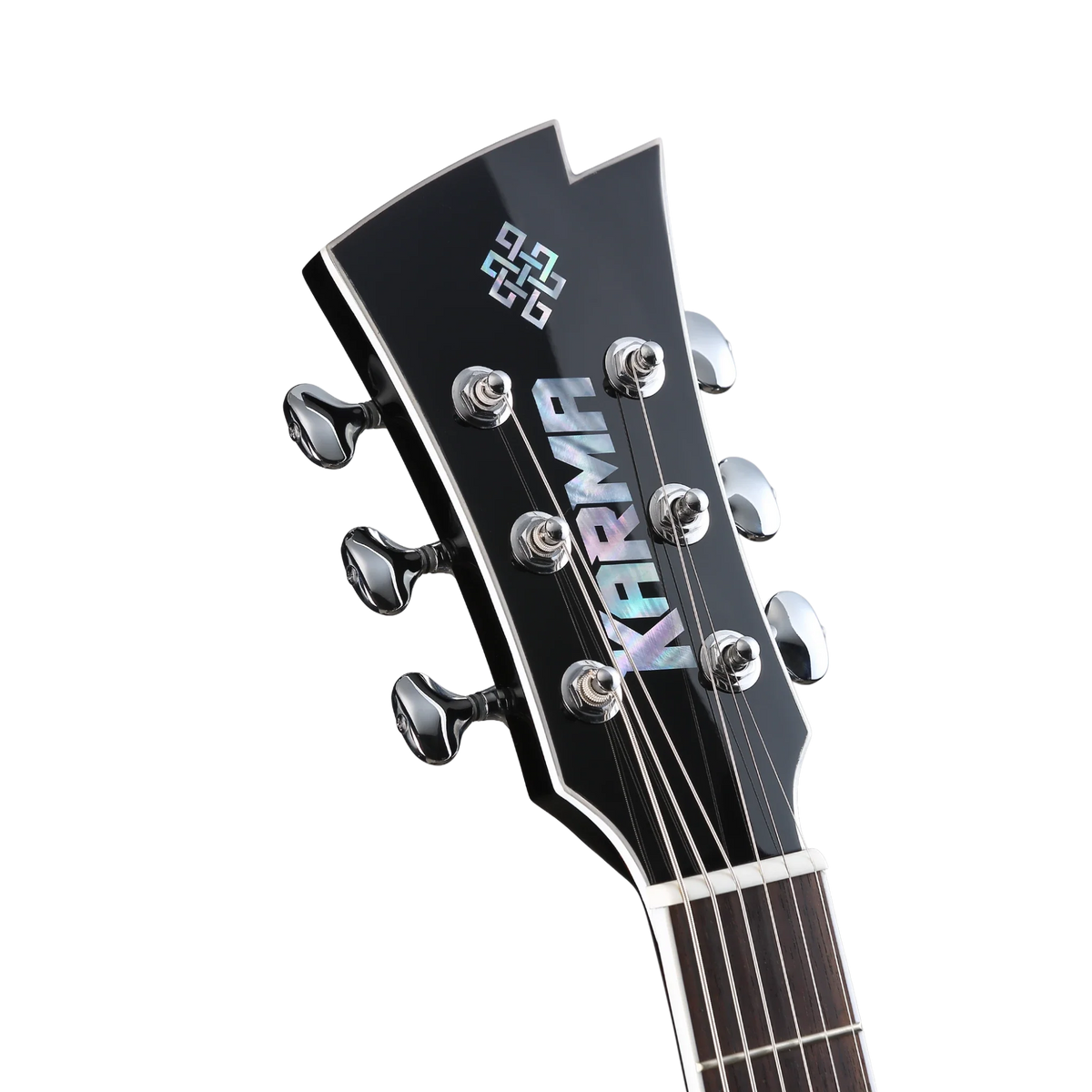 Karma Enso 6-BLK 6-string guitar, black, Pro Series