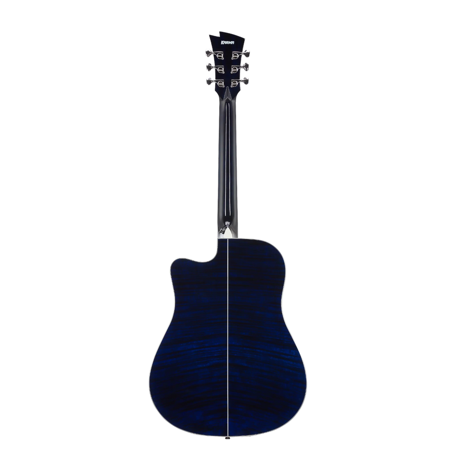 Karma Enso 6-RB 6-string guitar, royal blue, Pro Series