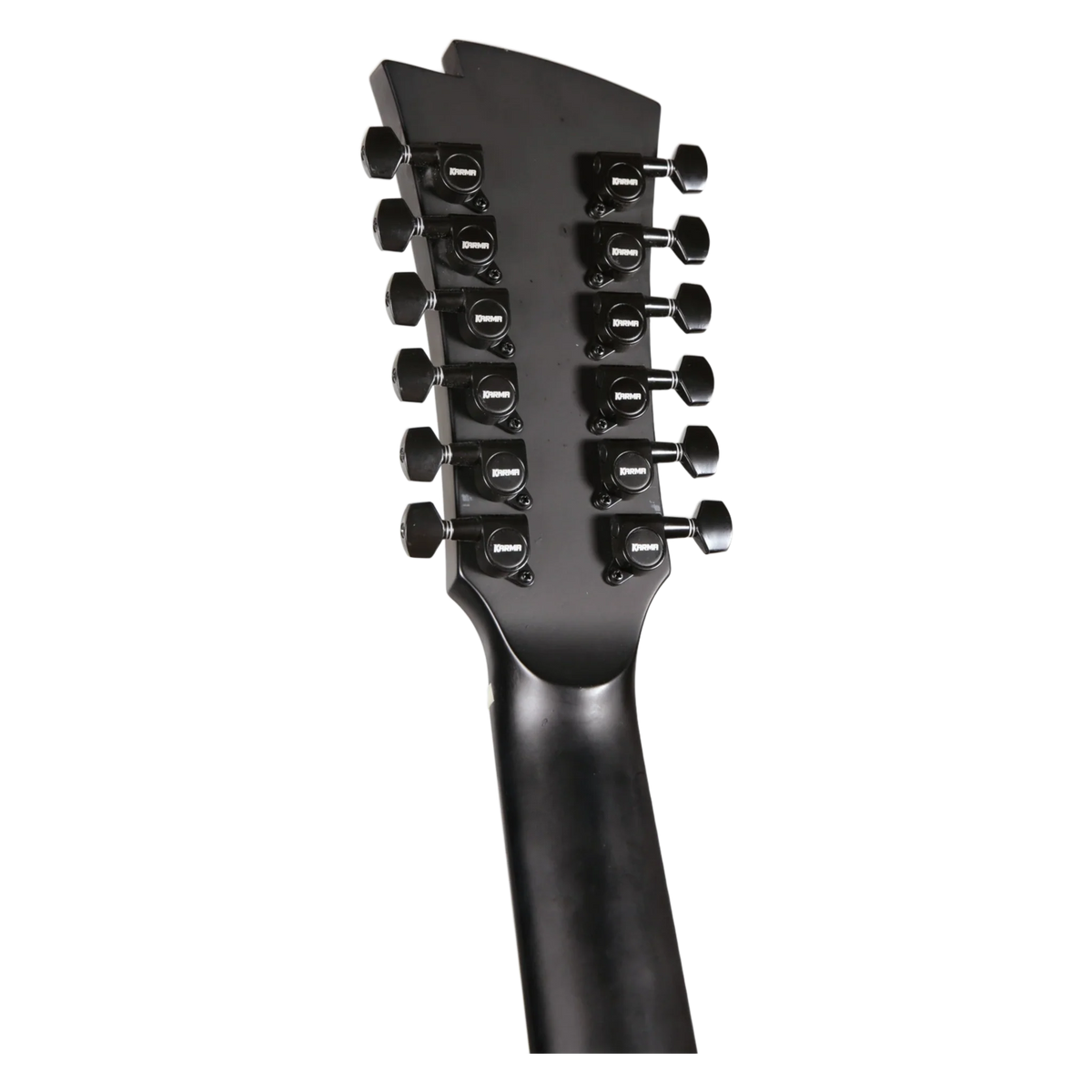 Karma Infinity 12-BLK, headstock back with tuners