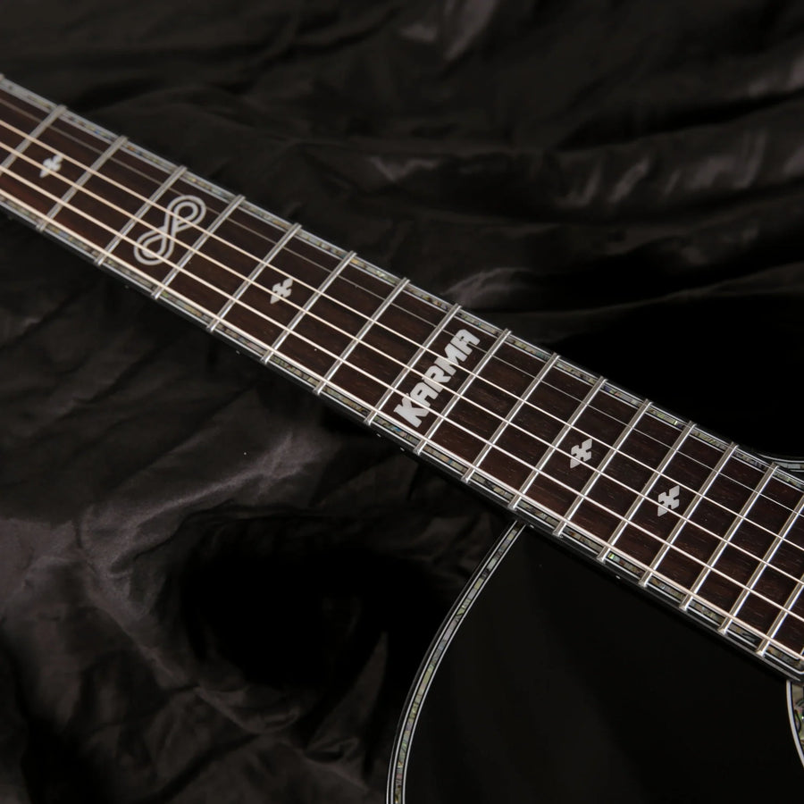 Karma Infinity 12-BLK, fretboard