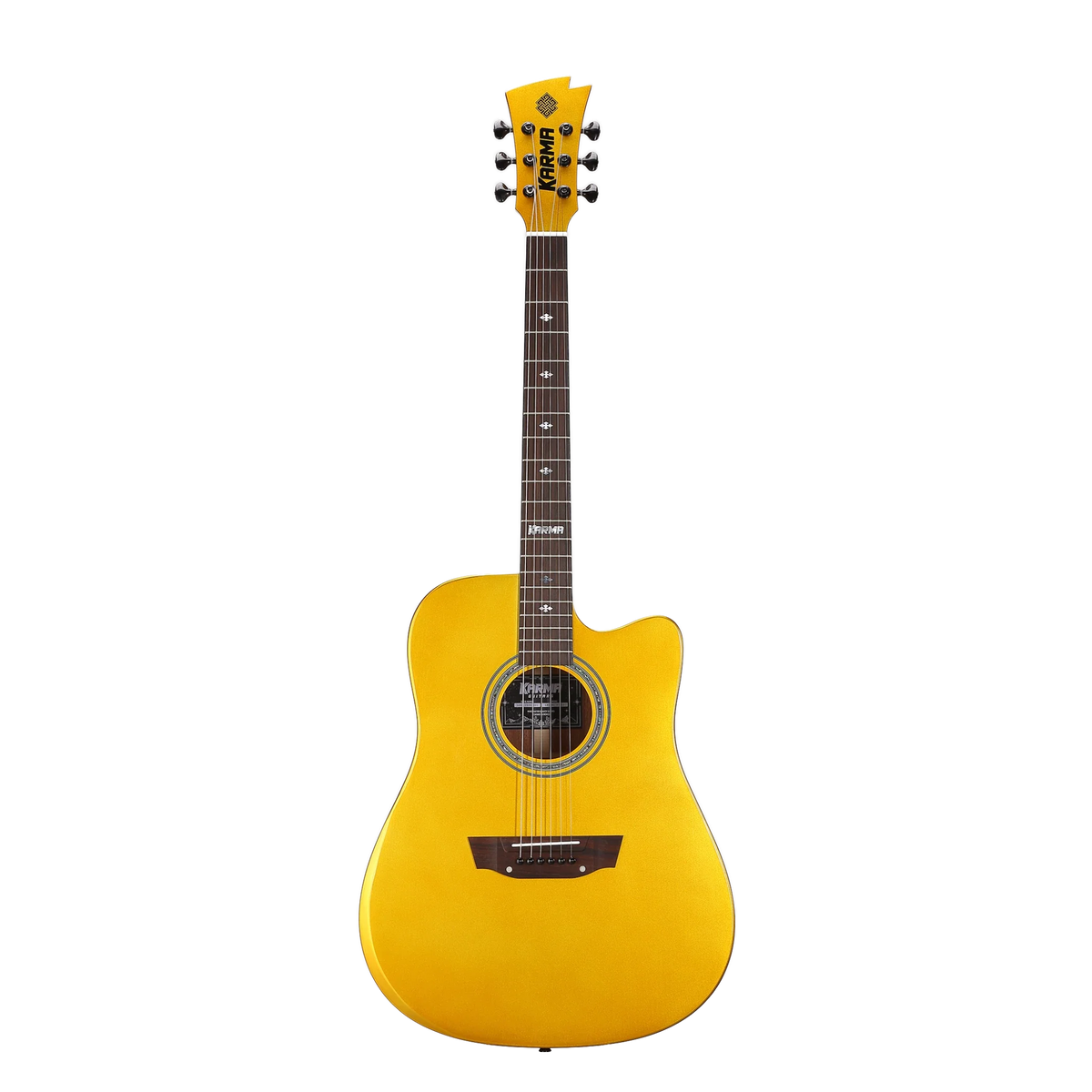 Karma Legend 6-GLD 6-string guitar, Pro Deluxe Series, Gold Sparkle