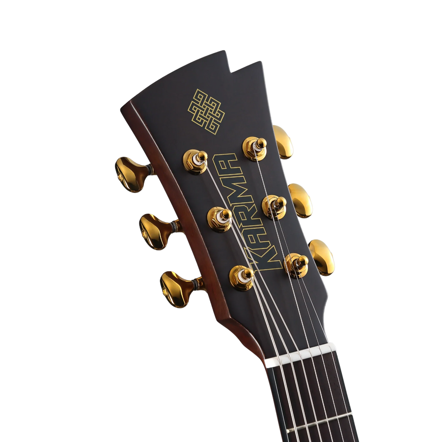 Karma Lotus 6-AGD 6-string guitar, satin aged finish