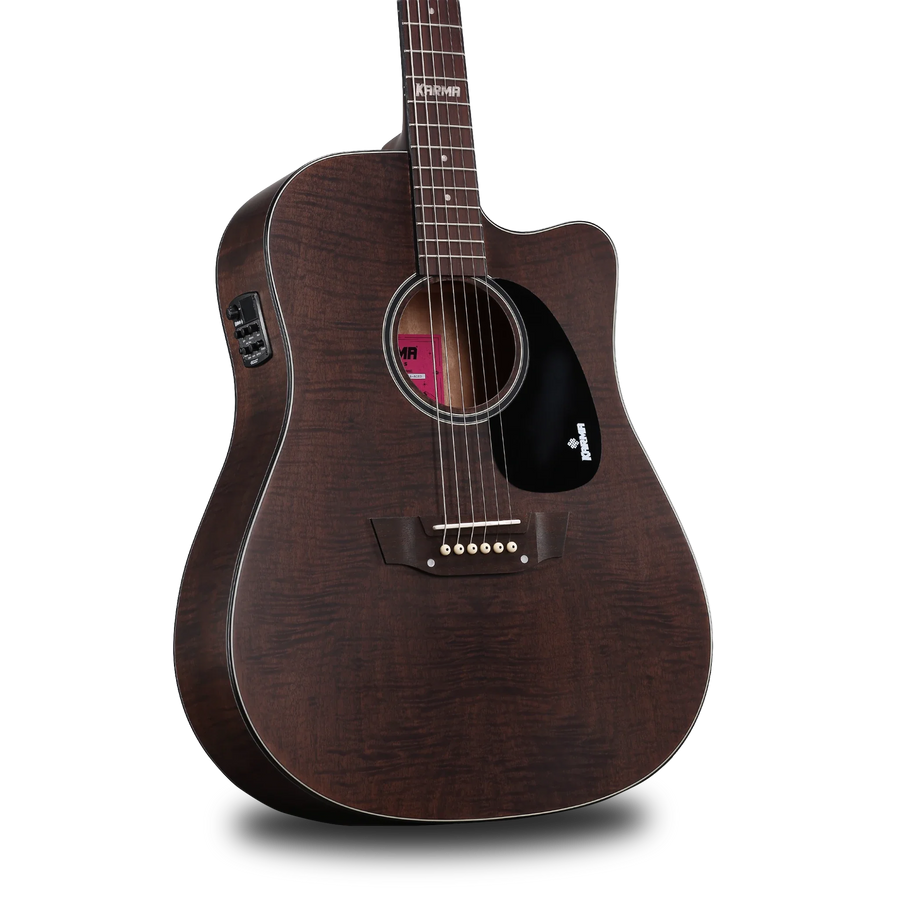 Karma Lotus 6-AGD 6-string guitar, satin aged finish