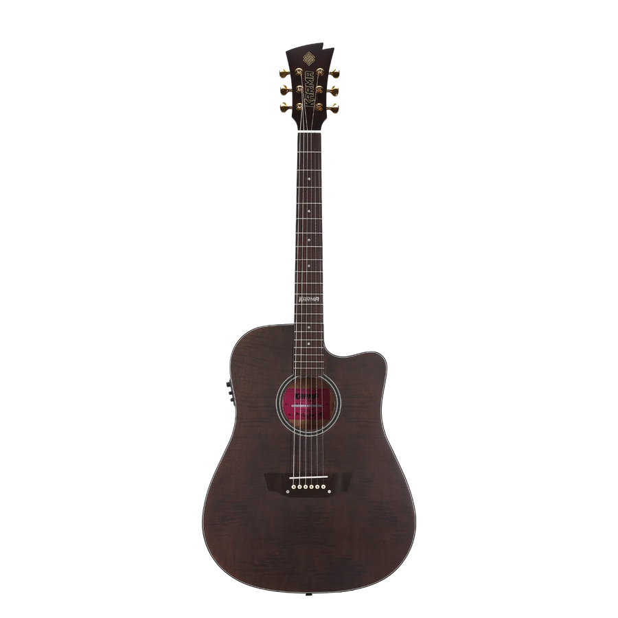 Karma Lotus 6-AGD 6-string guitar, satin aged finish
