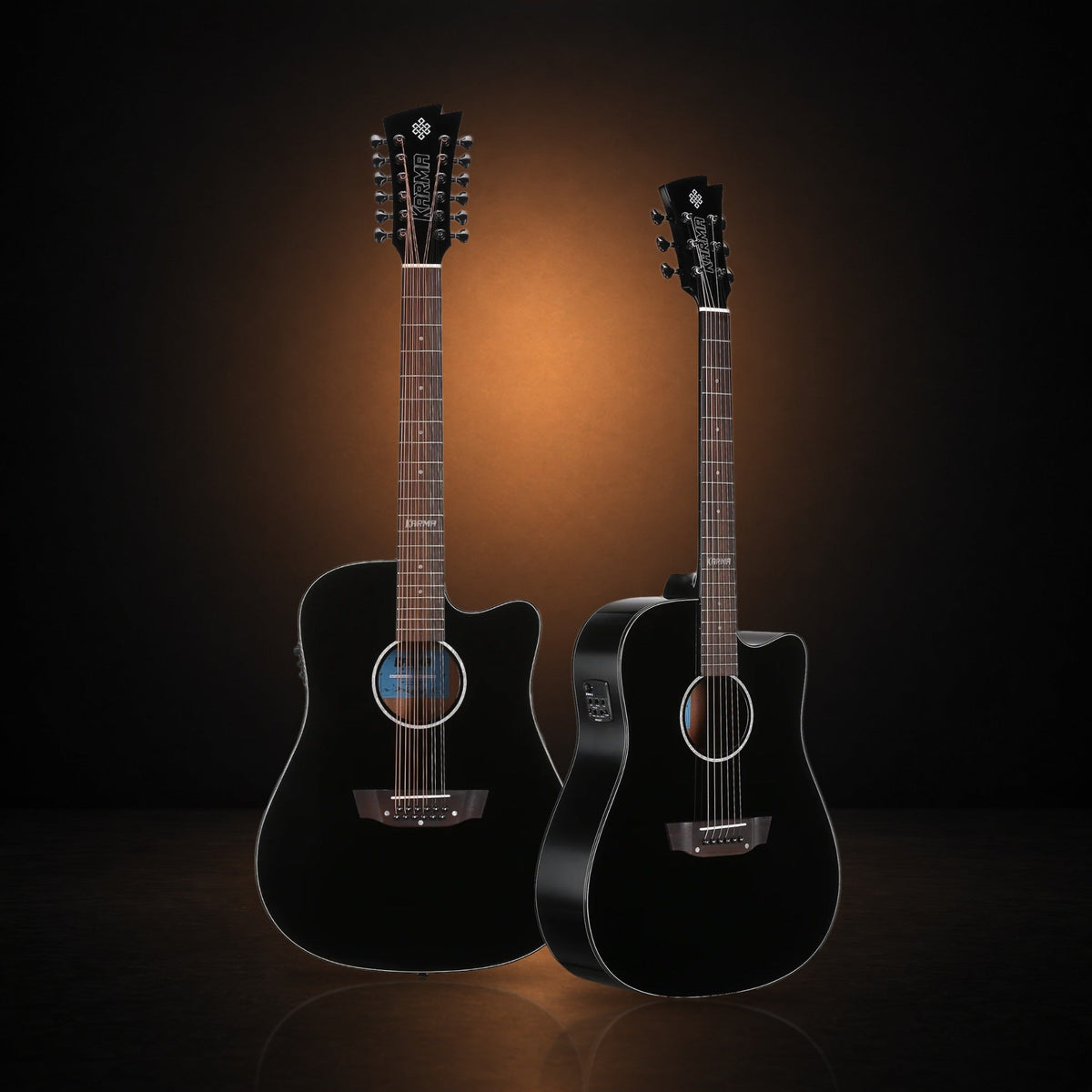 Karma SPIRIT BLK Set: docerola and guitar