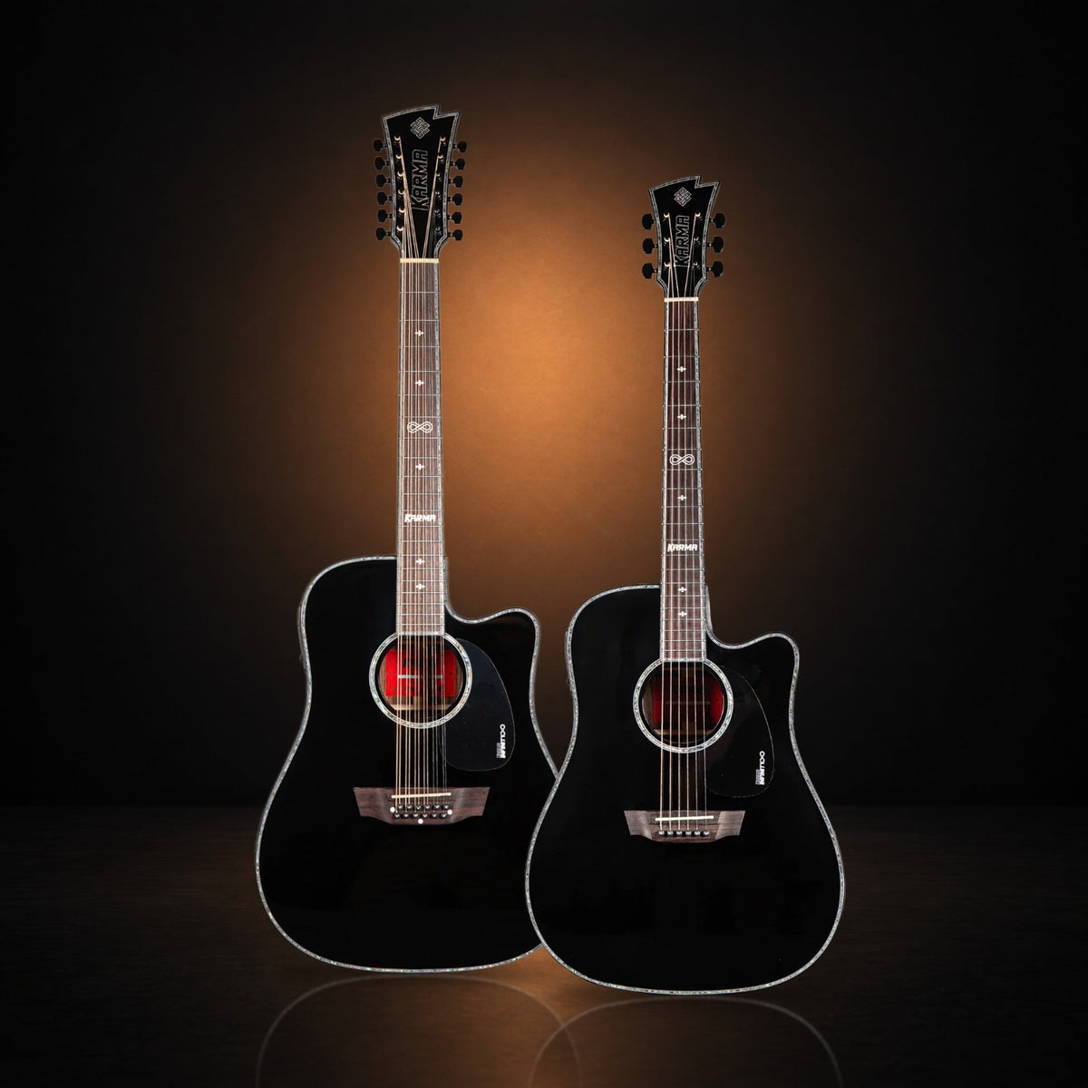 Karma INFINITY BLK Set: docerola and guitar