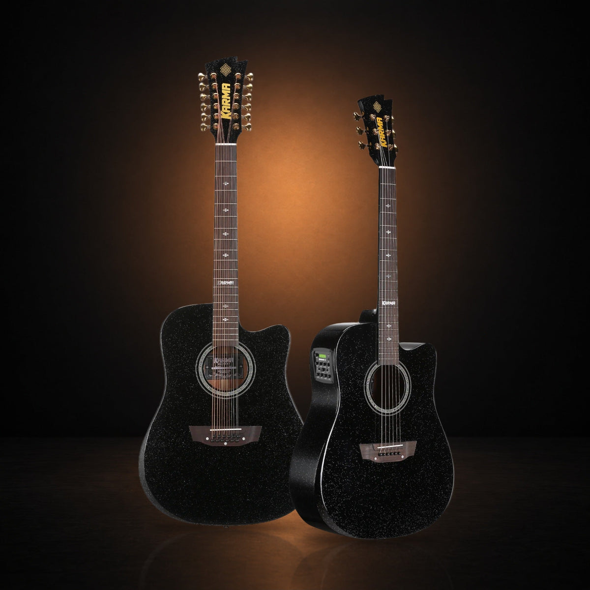 Karma LEGEND BLK Set: docerola and guitar