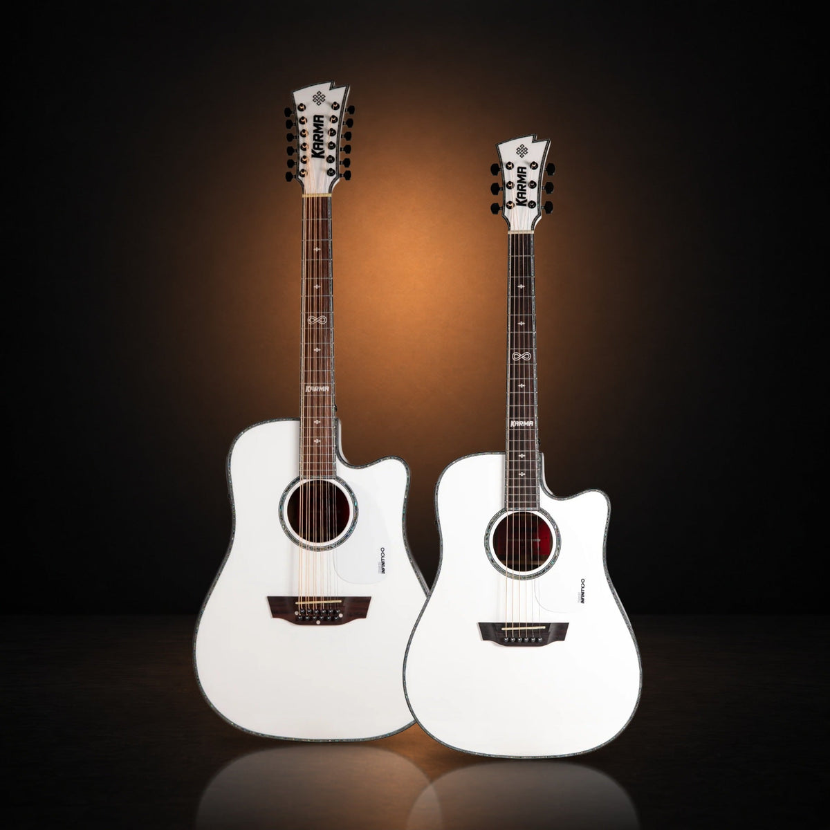 Karma INFINITY WHI Set: docerola and guitar