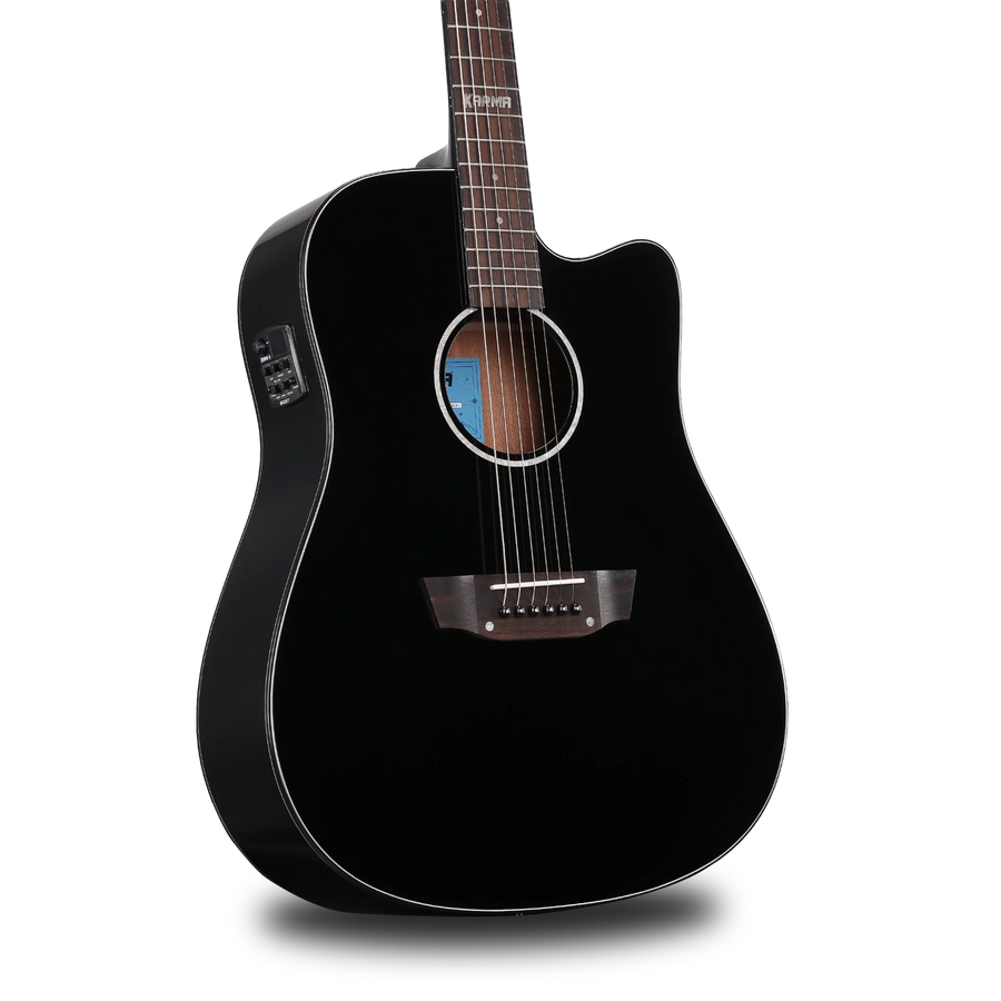 Guitarra Karma Spirit 6-BLK (armonía), negro brillante
