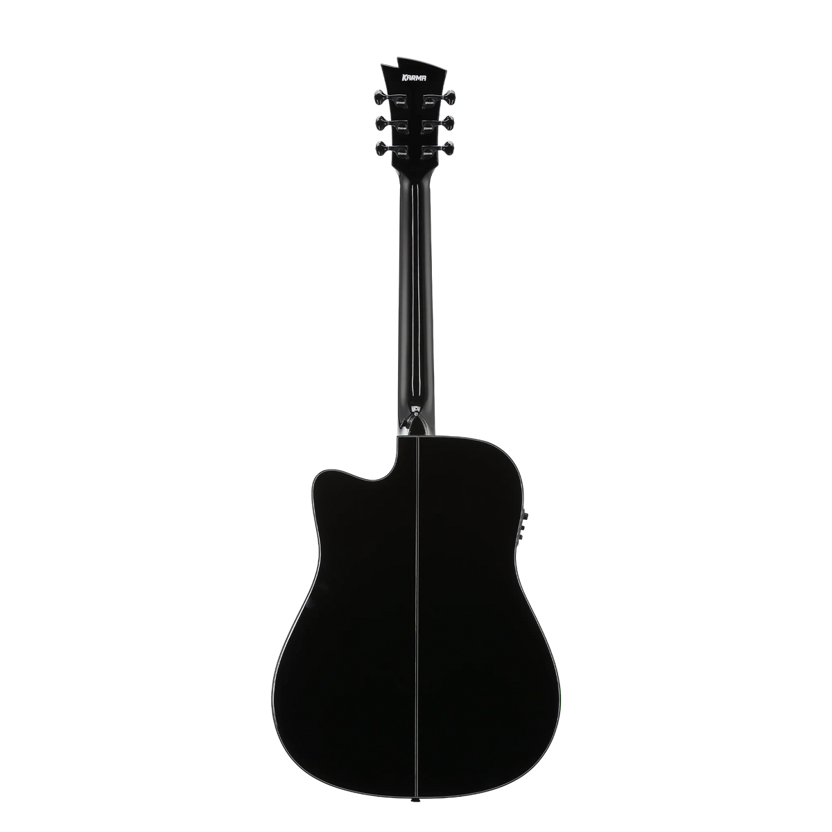 Karma Spirit 6-BLK 6-string guitar, gloss black