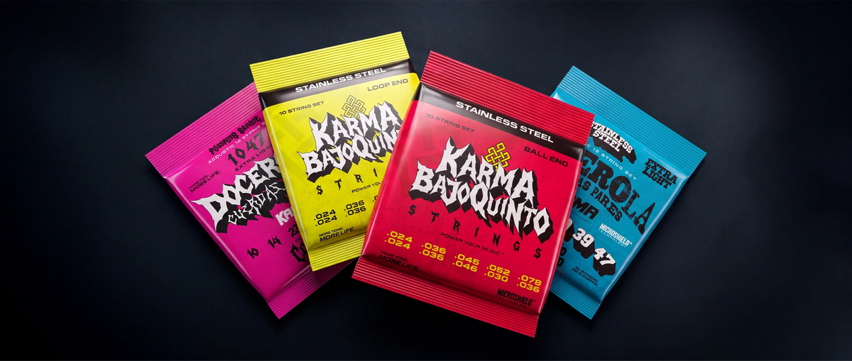 Cuerdas Karma para bajo quinto y docerola