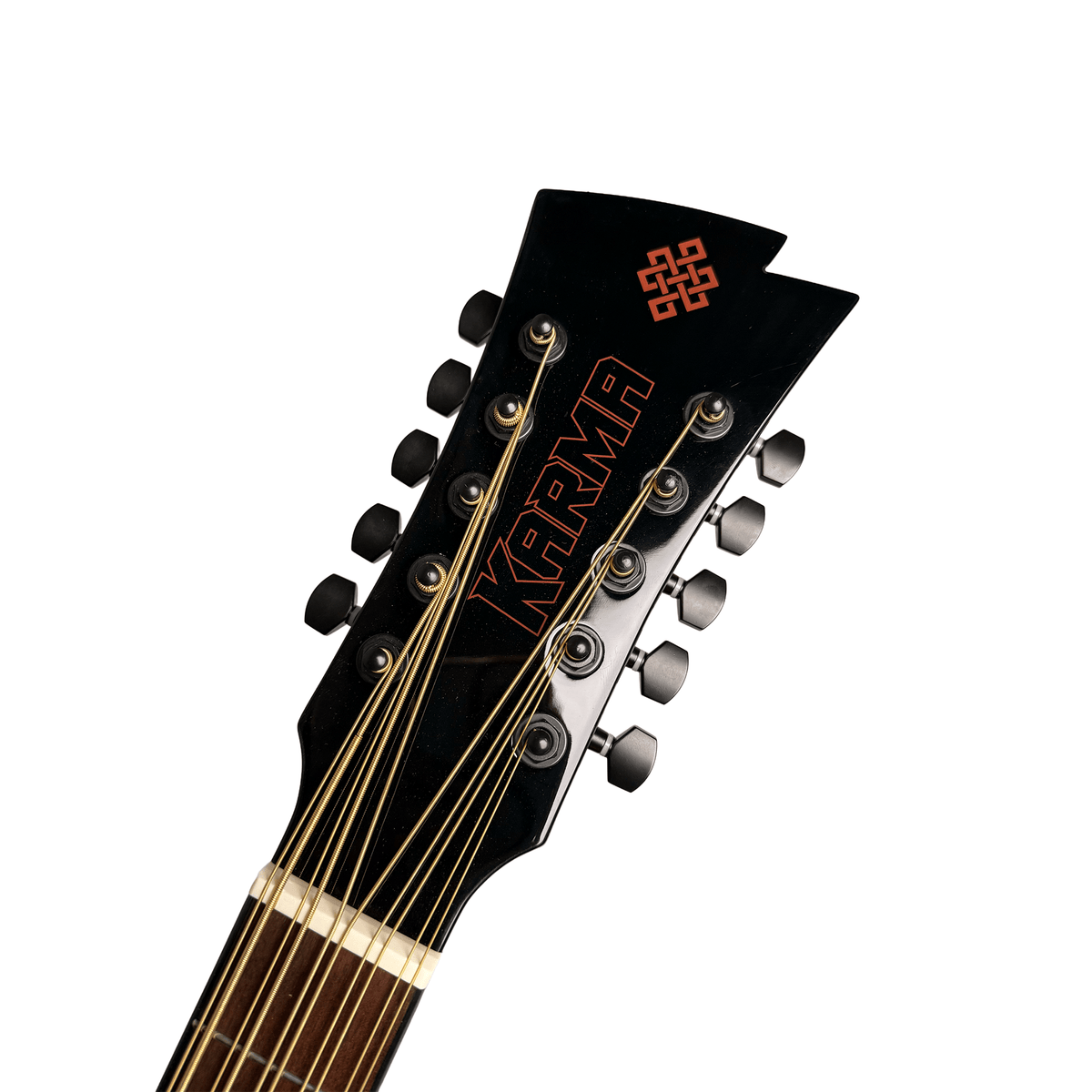 Karma Aztek BQ-OLV bajo quinto, Olive Green with hardshell case