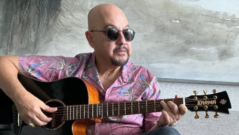 Pepe Garza, artista de Karma Guitars