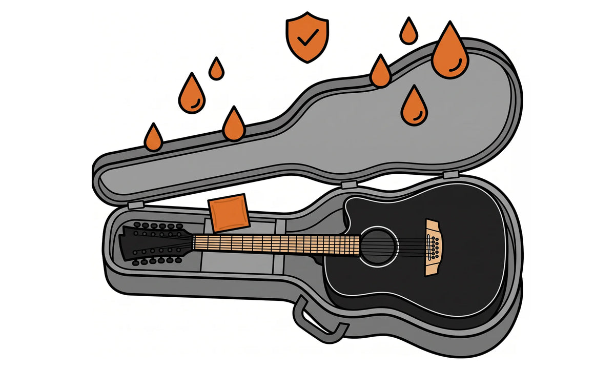 Cuidado de la guitarra: alta humedad