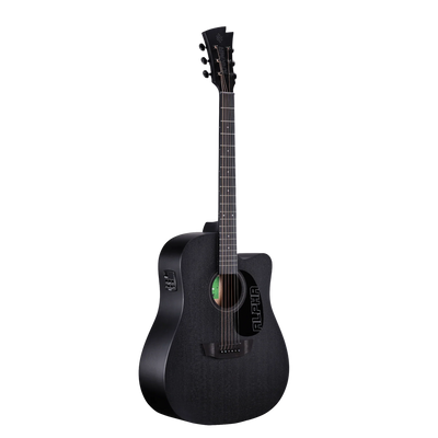 Karma Alpha 6-BLK guitar, top detail
