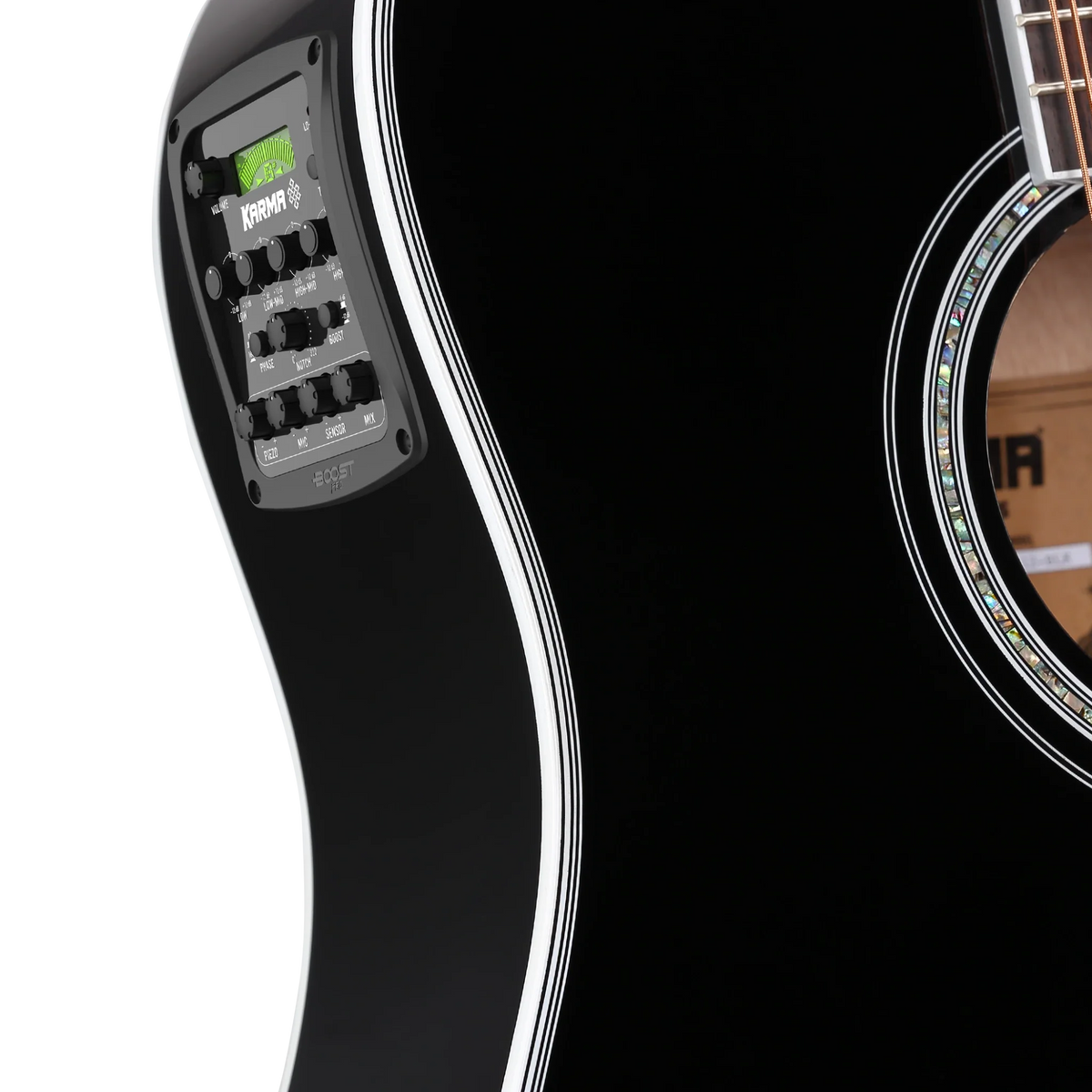 Karma Enso 12-BLK docerola, gloss black