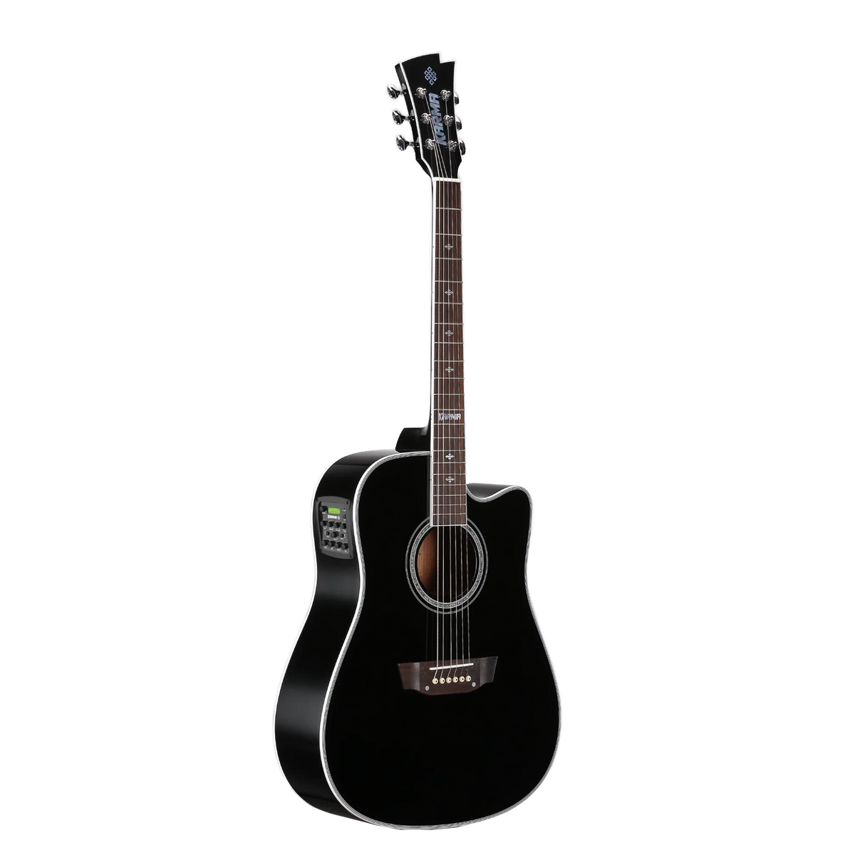 Karma Enso 6-BLK 6-string guitar, black, Pro Series