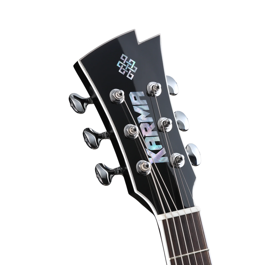 Karma Enso 6-BLK 6-string guitar, black, Pro Series