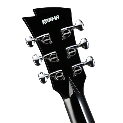 Karma Enso 6-BLK 6-string guitar, black, Pro Series