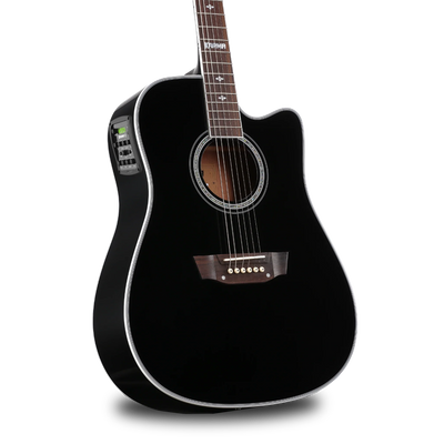 Karma Enso 6-BLK 6-string guitar, black, Pro Series