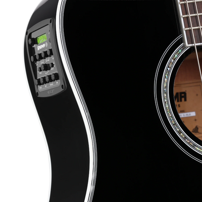 Karma Enso 6-BLK 6-string guitar, black, Pro Series
