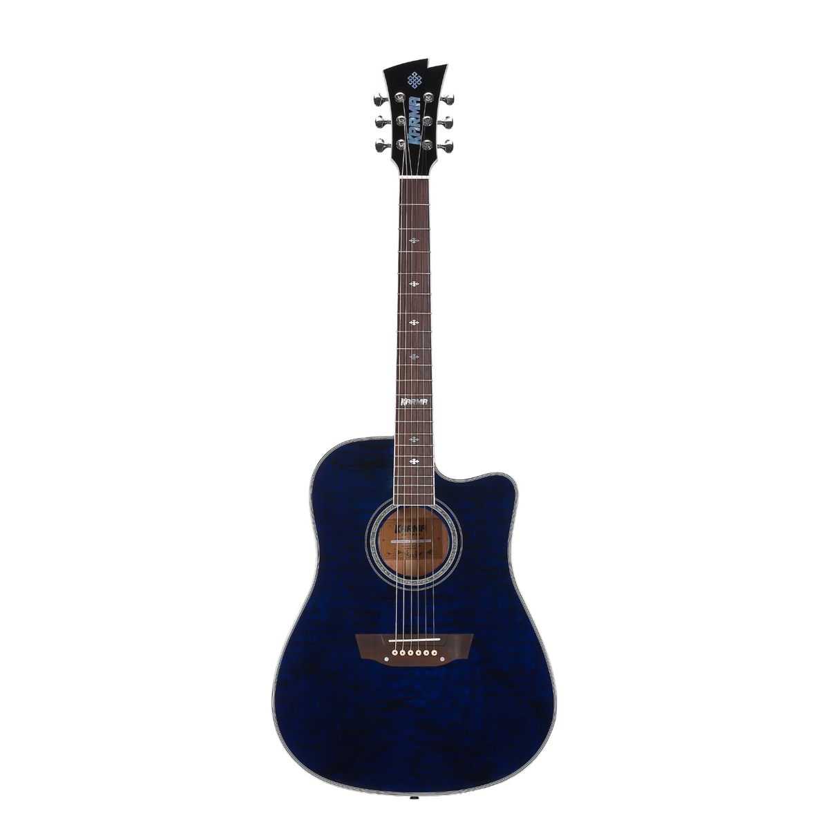 Karma Enso 6-RB 6-string guitar, royal blue, Pro Series
