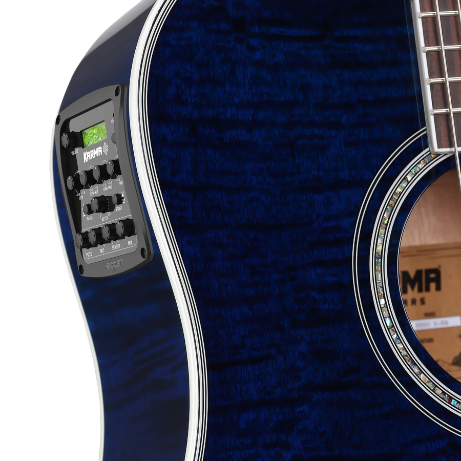 Karma Enso 6-RB 6-string guitar, royal blue, Pro Series