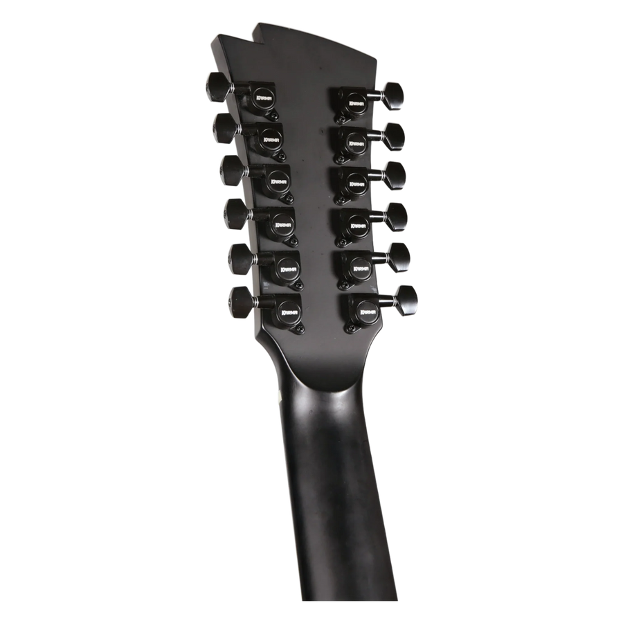 Karma Infinity 12-BLK, headstock back with tuners