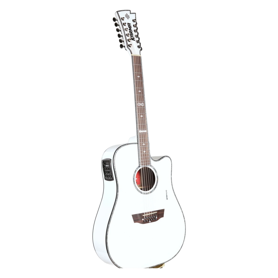 Karma Infinity 12-WHI, three-quarter view