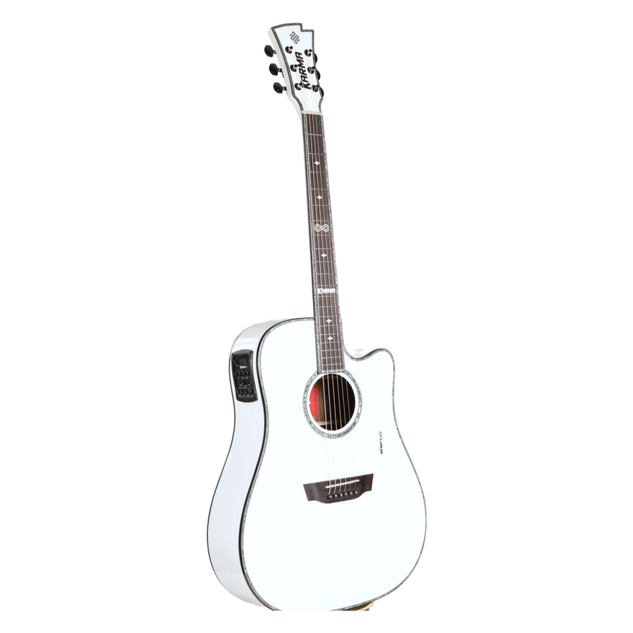 Karma Infinity 6-WHI vista tres cuartos
