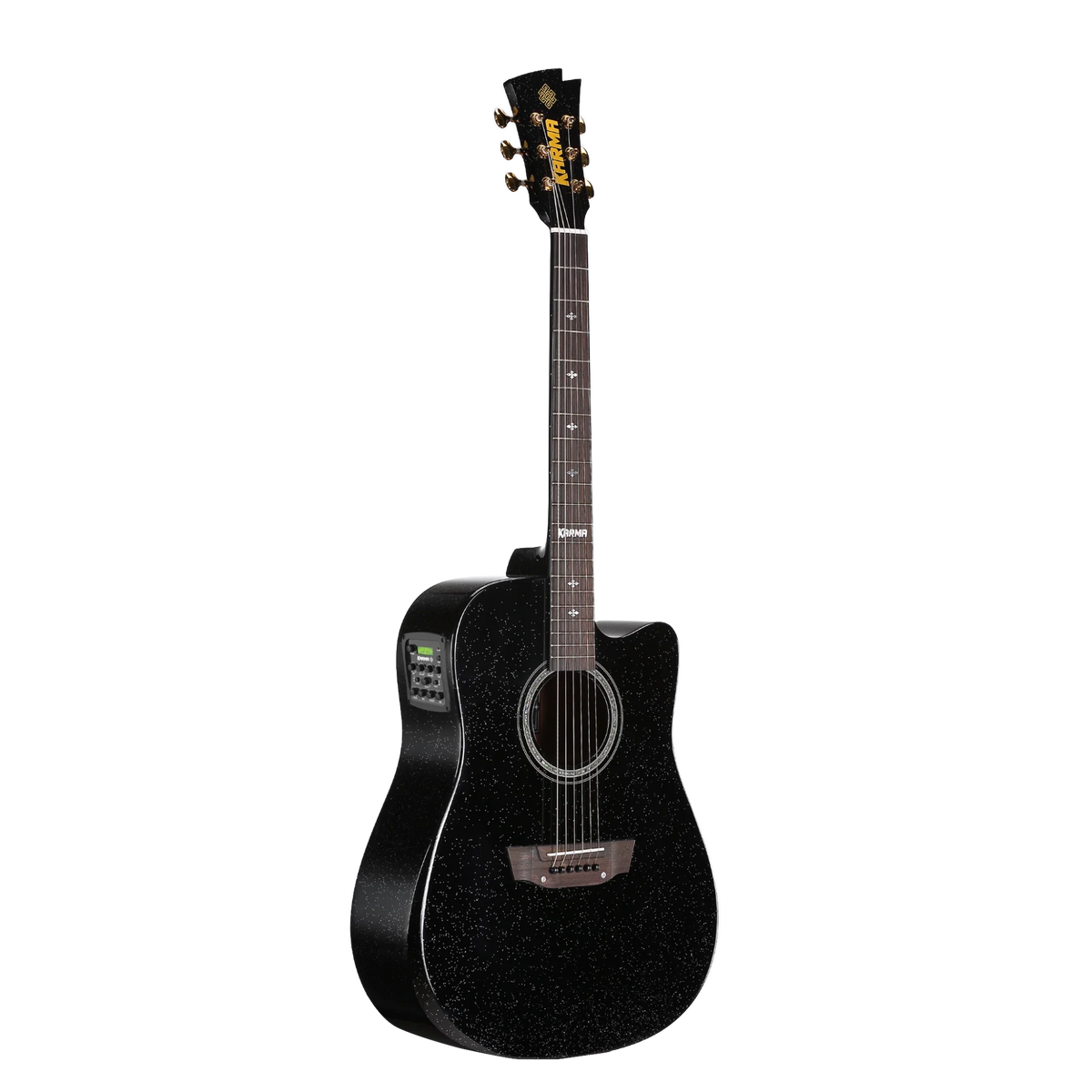 Karma Legend 6-BLK 6-string guitar, Black Sparkle
