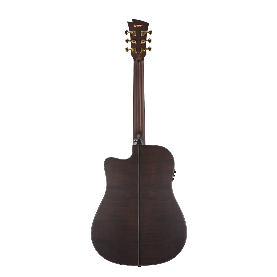 Karma Lotus 6-AGD 6-string guitar, satin aged finish