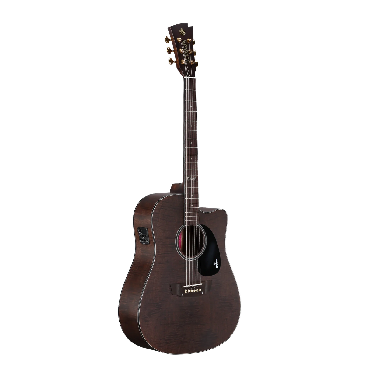 Karma Lotus 6-AGD 6-string guitar, satin aged finish