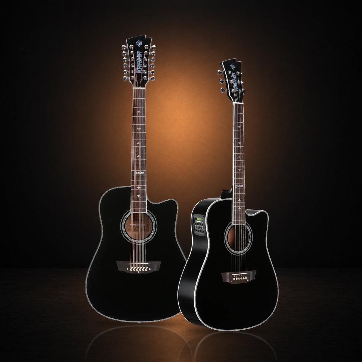 Karma ENSO BLK Set: docerola and guitar