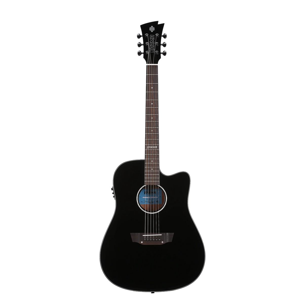 Guitarra Karma Spirit 6-BLK (armonía), negro brillante