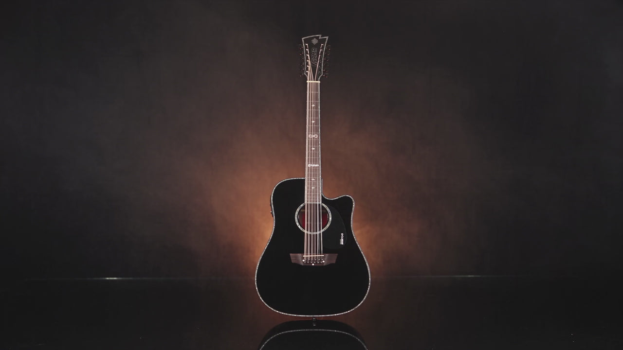 Karma Guitars video: infinity 12 blk video | Karma Guitars